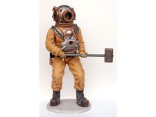 Taucher statue helmtaucher - taucher,