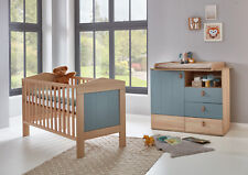 Babyzimmer Set Roofy 2-tlg. Wickelkommode. Babybett