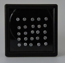 25 Zirkonia Steine lose 2,5 mm