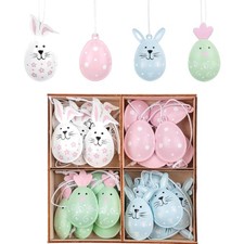 Metallische Osterdekohänger