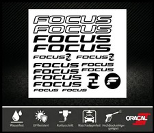 FOCUS Aufkleber Set Schwarz