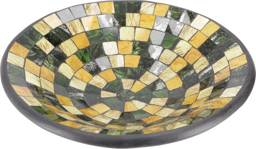 Runde mosaikschale - runde,