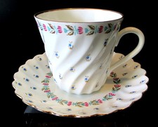 Lomonossow Porzellan Kaffeetasse Teetasse Teller 2tlg. USSR Russland Bone China