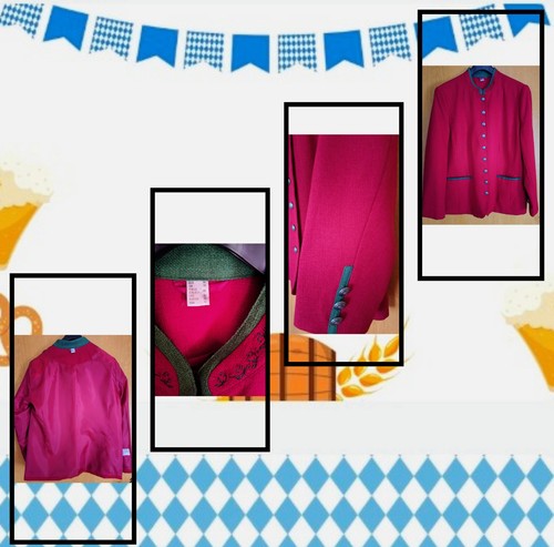 Damen trachtenjacke janker rot - damen,