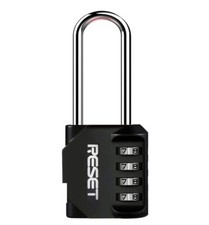 -060 4-stelliges Lange Schäkel ZahlenschlossVorhängeschloss für den Außenbere...