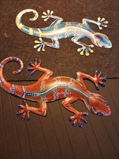 2 X Gecko Metall Neu