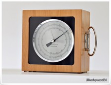 Präzisions  Barometer  Fischer W 104 / 103 Marine Barograph 5 Aneroidbarometer