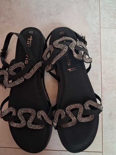 Tamaris sandalette glitzer - tamaris,