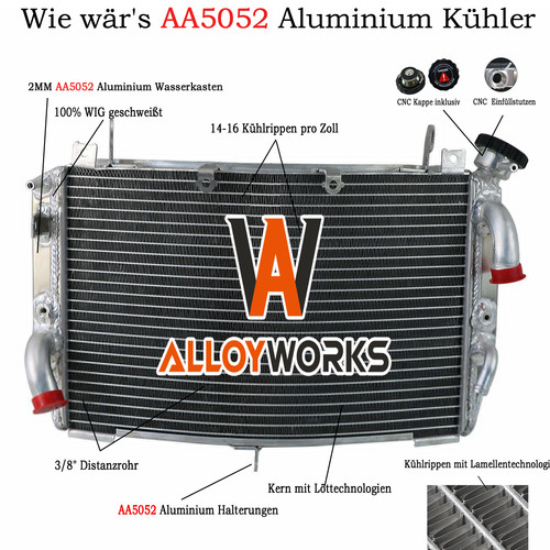 Aluminium rennsport kühler - aluminium,