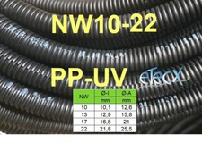 5 m Wellrohr geschlitzt PP UV beständig Solar Photovoltaik Kabel Schutz Schlauch