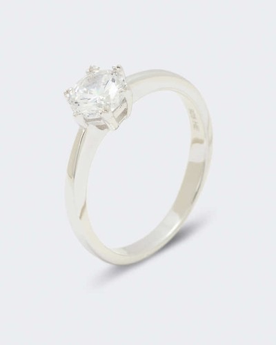 Ring silber 925 rhodiniert - silber,