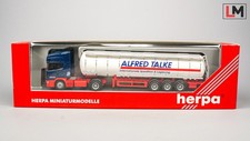 1:87 Herpa Scania Tankwagen Sattelzug LKW Alfred Talke // X_545