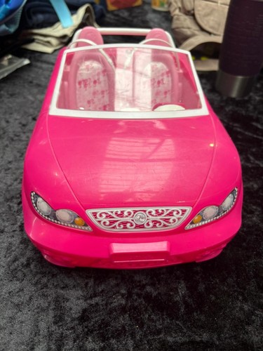 Barbie cabrio auto pink - auto,
