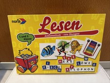 Noris Lesen Lernspiel Anlautmethode Übungen ab 5 Jahre 1-4 Spieler Grundschule