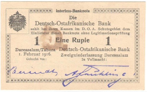 Doa rupie 1916 mit - doa,