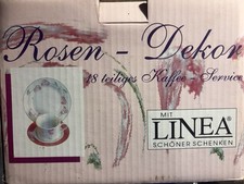Café service rosen dekor - café,