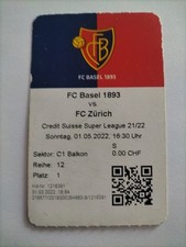 Sammler Ticket 21/22 FC Basel
