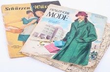 Original Schürzen und Wäsche + Praktische Mode 1956 DDR + Schnittmusterbögen