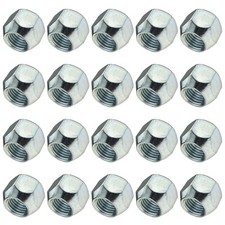 20x Radmuttern M12x1,25 länge 16mm Offen SW19 Kegel Muttern Verzinkt ohne Bund