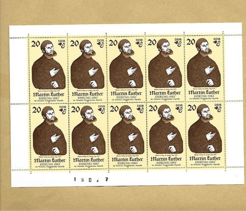 Ddr briefmarken kleinbogen - ddr,