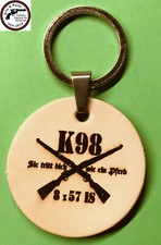 Leder Anhänger K98 K98 Mauser Gewehr Sniper Rifle Zielscheibe RCBS