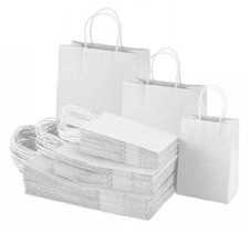 Papiertüten mit Griffen braun