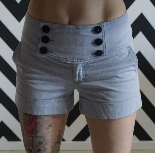 High waist vintage kurze hose - vintage,
