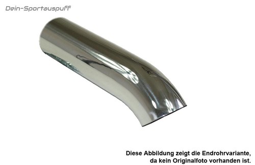 Fox edelstahl endrohr 76mm - fox,
