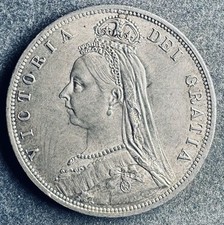 1/2 Crown 1887 Großbritannien