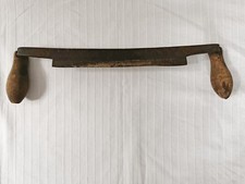 Vintage Antik 30er Ziehmesser Schäleisen Zugmesser Rindenschaber