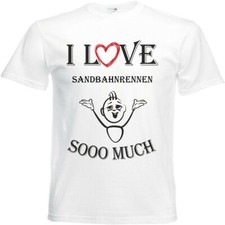 T-Shirt I Love Sandbahnrennen