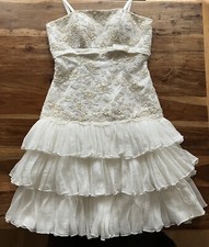 Brautkleid v. ALTEZA Ivory kurz knielang Gr. 40
