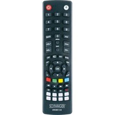 Schwaiger 8in1 Universalfernbedienung vorprammiert Schwarz Ersatz Fernbedienung