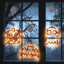 Halloween Fenster Silhouette