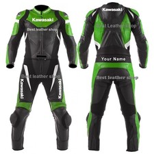 GRUN MOTORRADKOMBI JACKE+HOSE
