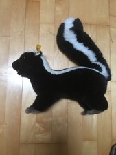 Steiff Skunk, Stinktier, groß, 2080/35, ca. 35cm, sehr guter Zustand