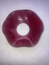 Kerzenteller, Tropfenfänger, Bobeche, Kerzenmanschette, Zubehör Kronleuchter rot