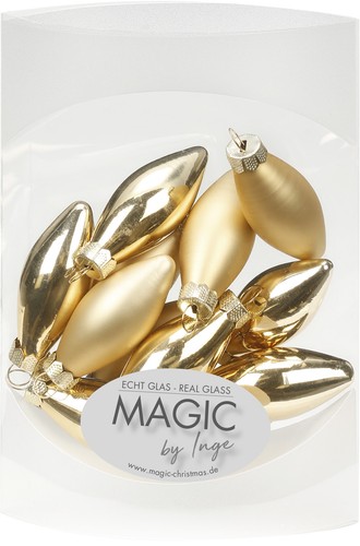 Christbaumschmuck oliven glas - oliven,