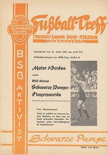 DDR-Liga 82/83 BSG Aktivist Schwarze Pumpe - BSG Motor Werdau, 23.04.1983