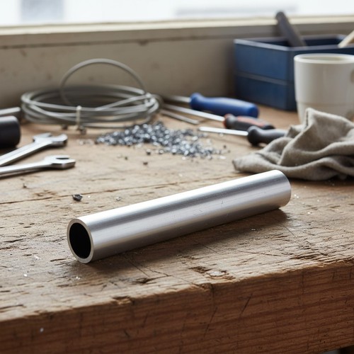 Aluminium rundrohr 24mm - aluminium,