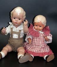 2 x Schildkröt Puppe, 1 x 49 Hans und 1 x  "Christel", Größe 36/41, 1938-1961