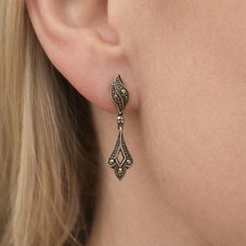 Vintage-Ohrringe 925