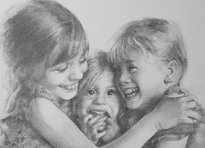 Portraitzeichnung nach