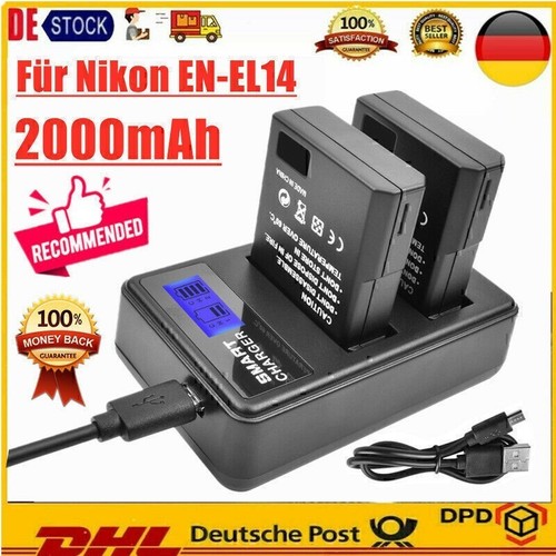 El14 el14a akku lcd - 2x,