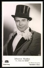 Schauspieler Johannes Heesters in Tanz ins Glück, Ansichtskarte 