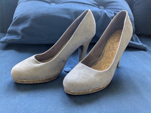 Marco tozzi beige pumps - tozzi,