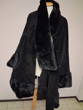 Wildleder,leder,Poncho,Cape,Sc