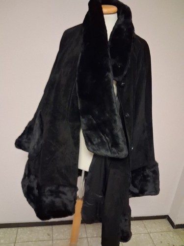 Wildleder,leder,Poncho,Cape,Sc