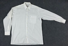 04 Studio Leonardo leichtes Herrenhemd Langarmhemd weiß L 42