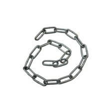 C Gliederkette Kette Rundstahl Eisenkette Stahlkette lang DIN 5685 verzinkt